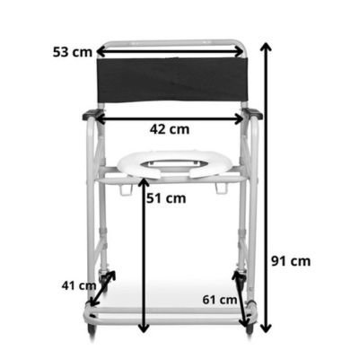 Cadeira de banho CDS 206 Desmontável - Imagem 3
