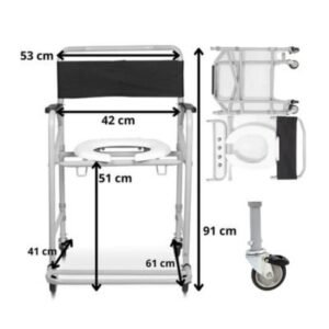 Cadeira de banho CDS 206 Desmontável