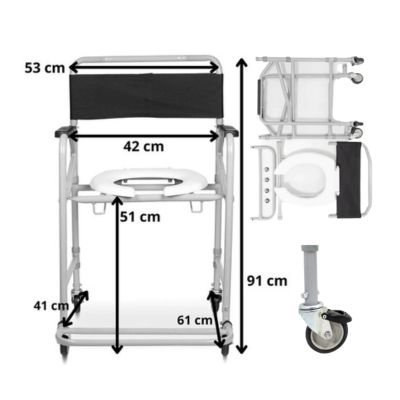 Cadeira de banho CDS 206 Desmontável