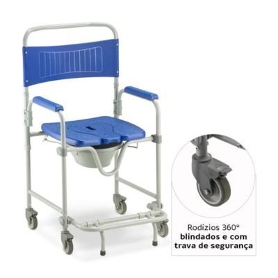 Cadeira de Banho D45 Dellamed - Imagem 2